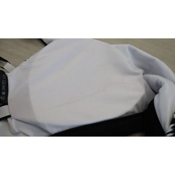 DKNY DI2TP462 Women's Sz XS Black/White Printed Square-Neck Bikini Top $68 - Picture 5 of 6